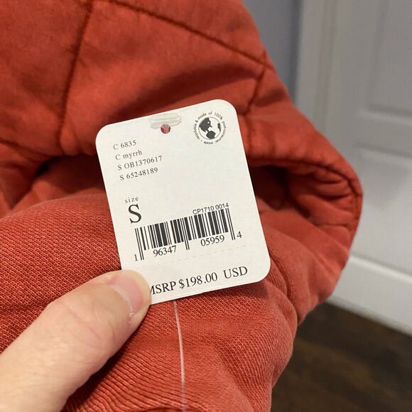 NWT DOLMAN QUILTED KNIT JACKET IN RARE COLOR MYRRH 100% COTTON WOMEN SIZE SMALL - Picture 11 of 13